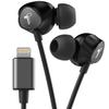 Thore Wired iPhone Headphones with Lightning Connector Earphones - MFi Certified by Apple Earbuds Wired in-Ear Microphone and Volume Remote for iPhone (Black) view 1