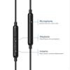 Thore Wired iPhone Headphones with Lightning Connector Earphones - MFi Certified by Apple Earbuds Wired in-Ear Microphone and Volume Remote for iPhone (Black) view 2