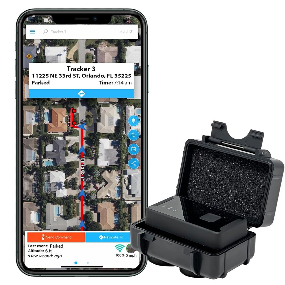 Optimus 2.0 GPS Tracker - Bundle with Twin Waterproof Magnet Case for Vehicles, Assets - 4G LTE - Real-Time GPS Tracking Device  Instant Alerts