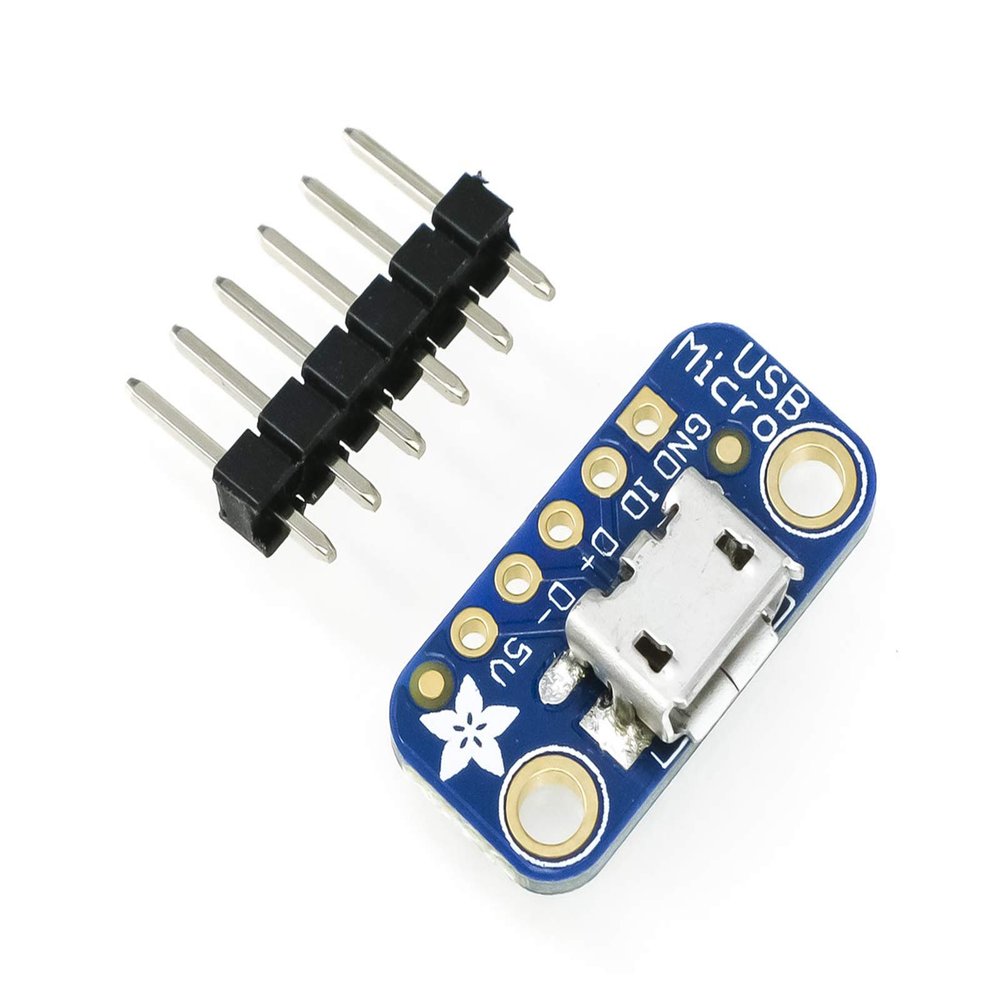 Adafruit USB Micro-B Breakout Board [ADA1833]