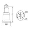 E-Simpo 15-Pack BA15D to E26/E27 Adapter, BA15D to E27 Lamp Base Converter view 4