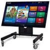 Rolling TV Mount Stand Trolley 32-65inch Plasma Screen LED LCD Monitor Low Height Stand Cart D750 view 1