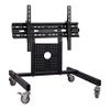 Rolling TV Mount Stand Trolley 32-65inch Plasma Screen LED LCD Monitor Low Height Stand Cart D750 view 2