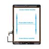 Zentop for Black iPad 5 2017 9.7 inch A1822, A1823 Touch Screen Digitizer Assembly Replacement with Home Button, Camera Bracket, Pre-Installed Adhesive, Tool Repair Kit view 4