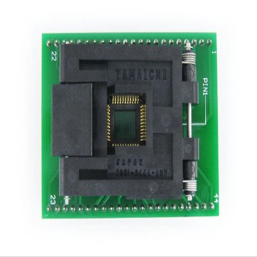 Waveshare QFP44 to DIP44 (A) QFP44 TQFP44 FQFP44 PQFP44 Yamaichi IC Programming Adapter Test Burn-in Socket 0.8mm Pitch
