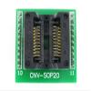 waveshare SOP20 to DIP20 SO20 SOIC20 OTS-20-1.27-01 Enplas IC Programming Adapter Test Burn-in Socket 1.27mm Pitch 5.4mm Width view 1