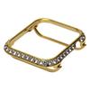 Callancity Metal Rhinestone Crystal Bezel Case face Cover 3.0 Big Diamond Jewelry Compatible Apple Watch Series 5/4 44mm (Gold) view 1