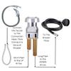 UPC Certified Salon Shampoo Bowl Salon Sink Faucet, Sprayer & Vacuum Breaker OMWAH SU-94 (1) view 4