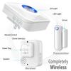 Fosmon WaveLink Wireless Door Chime with 500 Feet Range, 58 Tunes, 5 Volume Levels & LED Indicators for Home/Business/Office (1 Receiver + 2 Sensors) view 2