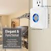 Fosmon WaveLink Wireless Door Chime with 500 Feet Range, 58 Tunes, 5 Volume Levels & LED Indicators for Home/Business/Office (1 Receiver + 2 Sensors) view 3
