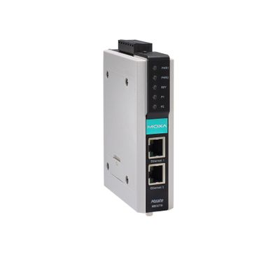 Moxa MGate MB3270-2 Port RS-232/422/485 Advanced Modbus TCP to Serial Communication Gateway