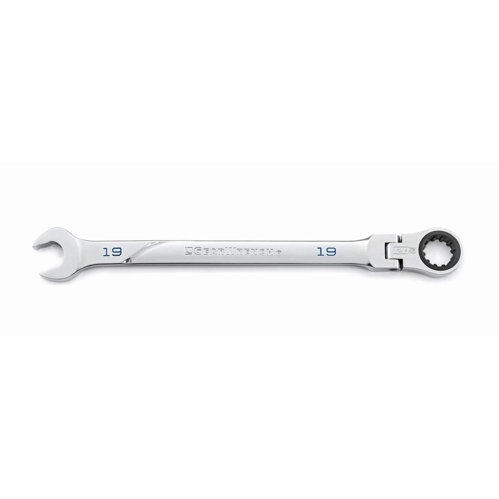 GEARWRENCH 120XP Universal Spline XL Flex Head Ratcheting Combination Wrench, 8mm - 86208