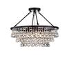 Hong Kong Best New Zhu Yuan Lighting Co. Arosa Black 9-Light Semi Flush Mount view 3