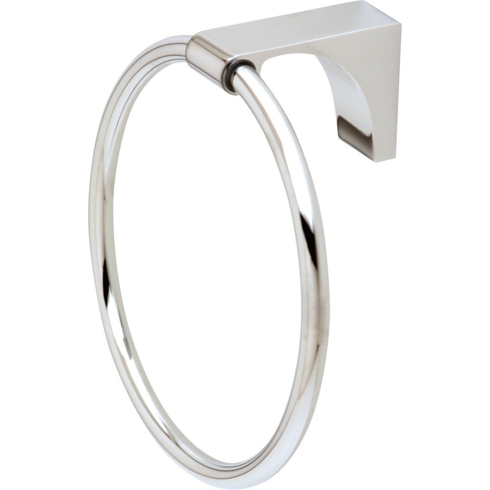 Alno A6840-PC Luna Towel Rings Transitional, Polished Chrome, 6"