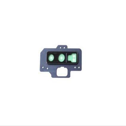 Back Camera Glass Lens with Ring Holder braket for Samsung Galaxy Note 9 Note9 N960 (Blue)