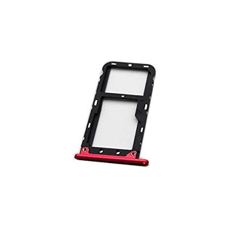 SIM Card Tray Slot Holder Adapter Replacement Parts for Xiaomi Mi A1 5X Mi5X MiA1 M5X 5.5" (Red)