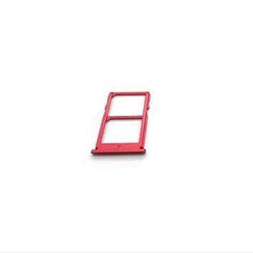 SIM Tray Card Slot Holder Sim Cards Adapters Replacement Parts for Meizu PRO7 Pro 7 (Red)