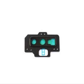 Back Camera Glass Lens with Ring Holder braket for Samsung Galaxy Note 9 Note9 N960 (Black)
