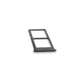 SIM Tray Card Slot Holder Sim Cards Adapters Replacement Parts for Meizu PRO7 Pro 7 (Black)