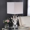 MY SWANKY HOME Elegant White Branch Coral Crystal Coastal Table Lamp | Organic Sculpture Luxe view 2