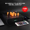 USB Hub, Sipolar USB 3.0 Hub with Charging and Superspeed Data Transfer Sync (5Gbps) 20 Ports Industrial Powered USB Hub 3.0 Splitter for iPhone MacBook Laptops Tablets Computer Notice: Voltage 110V view 2