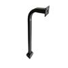 Aluminum Gooseneck Pedestal Keypad Stand Access Control Pedestal mounts gate keypad mounting Post 2" x 2" x 42" (Black) view 1