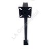 Aluminum Gooseneck Pedestal Keypad Stand Access Control Pedestal mounts gate keypad mounting Post 2" x 2" x 42" (Black) view 3