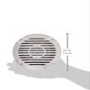 Jensen MS5006WR Dual Cone Waterproof 5.25" Speaker, White, 30 Watts Max Power Handling, Sensitivity 86dB, Frequency Response 79Hz-20kHz, Nominal Impedance 4 Ohms, 1.5" Mounting Depth, Sold In Pairs view 3