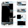 for iPhone 8 Plus Screen Replacement 5.5', 3D Touch Display Full Repair kit, Digitizer Assembly with Tools Set, Tempered Glass, Instruction view 3