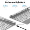 NOKBABO Keyboard for ipad 6th Generation, Compatible for ipad pro 9.7 inch,for ipad 5th Gen, for ipad Air 2 & 1 Keyboard, 130Smart Folio Hard Back Cover, Ultra Slim, Auto Wake/Sleep - Silver view 4