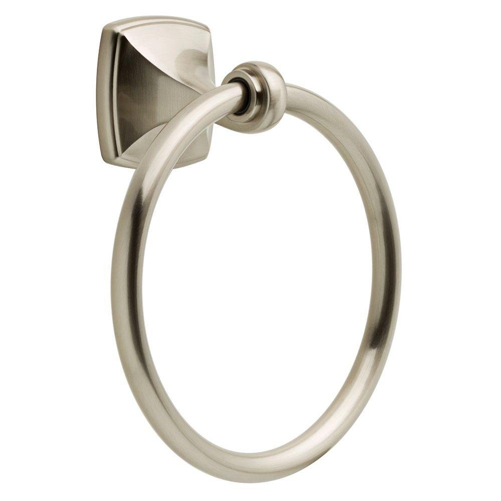 Delta Amaya Towel Ring in SpotShield Brushed Nickel