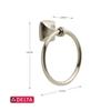 Delta Amaya Towel Ring in SpotShield Brushed Nickel view 3