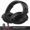 Thore Over Ear iPhone Headphones with Lightning Connector (Apple MFi Certified)  Closed Back Studio DJ Monitor Earphones (50mm Neodymium Drivers) (V200 Black/Red) view 4