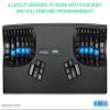 Kinesis Advantage2 Ergonomic Keyboard (KB600), Black top case, Cherry MX Brown Switches, QWERTY keycaps view 4