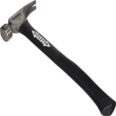 Stiletto TI12MC-F 12 oz Ti Milled Face with Curved Poly-Fiberglass Handle, 16"