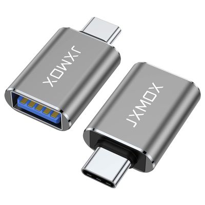 JXMOX USB C to USB Adapter, 2-Pack, Thunderbolt 3 to USB 3.0 OTG Adapter