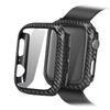 Compatible with Apple Watch SE Series 6 5 4 44mm 40mm Case Super Thin PC Plating Protective Bumper Scratch Resistant Protector Case for Apple Watch 44mm 40mm (Carbon brazing, 44mm) view 1