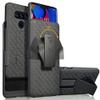 Nakedcellphone Holster Combo for LG V40 ThinQ Phone Case & Belt Clip, Black view 1