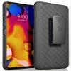 Nakedcellphone Holster Combo for LG V40 ThinQ Phone Case & Belt Clip, Black view 2