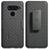 Nakedcellphone Holster Combo for LG V40 ThinQ Phone Case & Belt Clip, Black view 3