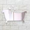 Super Cool Creations Bathroom Door Mirror Sign, 23.6 x 12.6 inches view 1