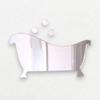 Super Cool Creations Bathroom Door Mirror Sign, 23.6 x 12.6 inches view 2