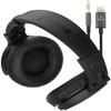 Thore Over-Ear iPhone Headphones with Lightning Connector  Closed Back Studio DJ Monitor Earphones w/Apple MFI Certified Cable (50mm Neodymium Drivers, V200 Black) view 1