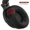 Thore Over-Ear iPhone Headphones with Lightning Connector  Closed Back Studio DJ Monitor Earphones w/Apple MFI Certified Cable (50mm Neodymium Drivers, V200 Black) view 2