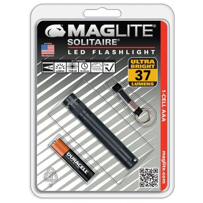 Maglite Solitaire LED 1AAA Black SJ3A016