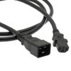 10F Power Cord C20 to C13 Black/SJT 14/3-12PK view 1