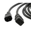 3F Power CordC19 to C14 Black/SJT 14/3-25PK view 2