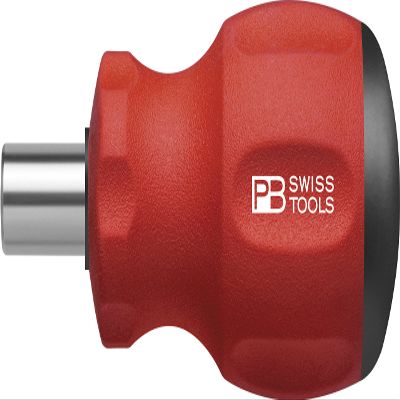 PB Swiss Tools SwissGrip Stubby Universal Bit Holder PB 8452.M-10 CN | 100% Swiss Made | for PrecisionBits C6 and E6 (1/4"), Mechanics' Tools (PB 8452.M-10)