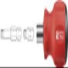 PB Swiss Tools SwissGrip Stubby Universal Bit Holder PB 8452.M-10 CN | 100% Swiss Made | for PrecisionBits C6 and E6 (1/4"), Mechanics' Tools (PB 8452.M-10) view 3