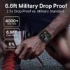 Catalyst 330ft Waterproof Case for Apple Watch Series SE 6/5/4 44mm, 100%, Premium Soft Silicone Watch Band, Shock Proof Rugged Protective case, Microfiber Cloth Included  (Grey) view 3